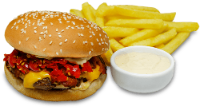 Spicy Burger+Fritas